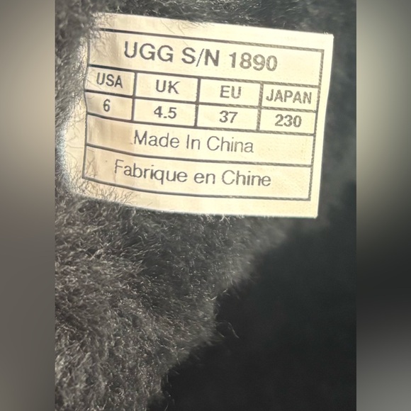 UGG 6 Luxurious Velvet Suede Fur Lined Silver Back Buckle Tall Boots - Picture 9 of 10